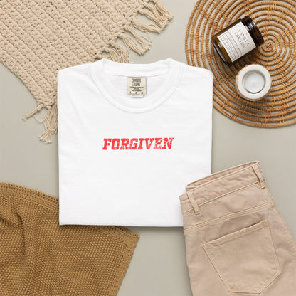 "Forgiven" Minimalist T-Shirt
