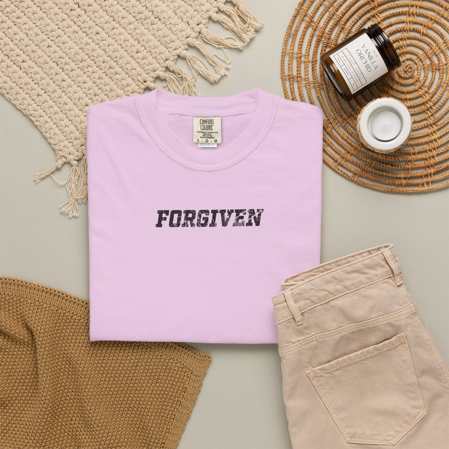 "Forgiven" Minimalist T-Shirt