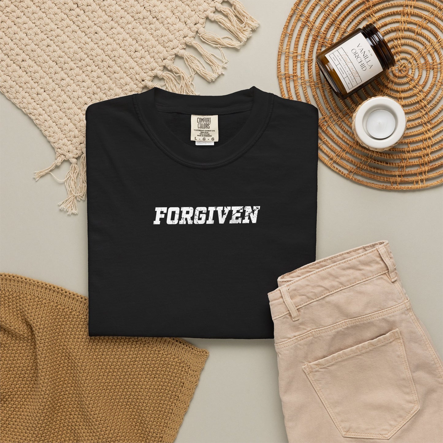 "Forgiven" Minimalist T-Shirt