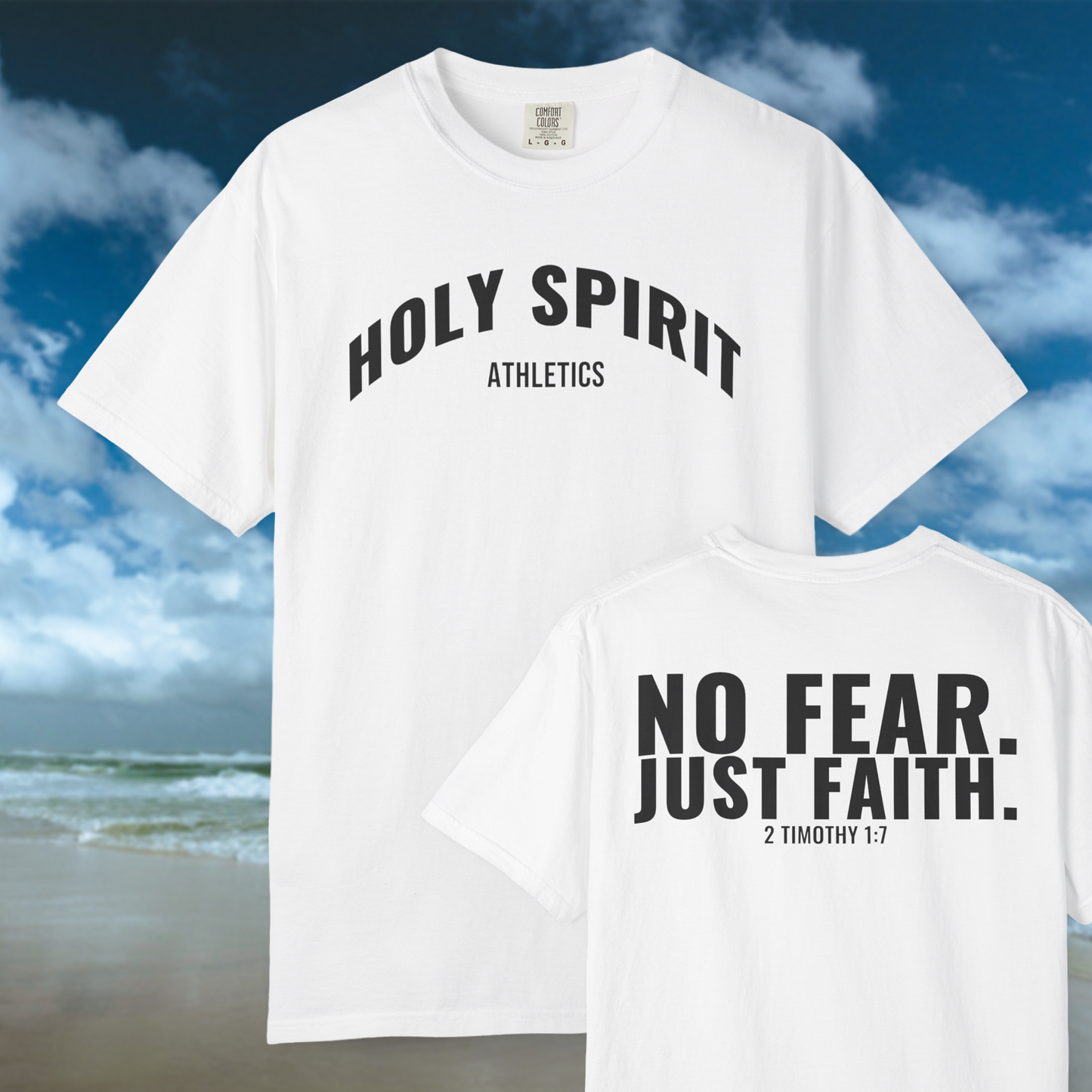 Holy Spirit Athletics Tee - White/Black