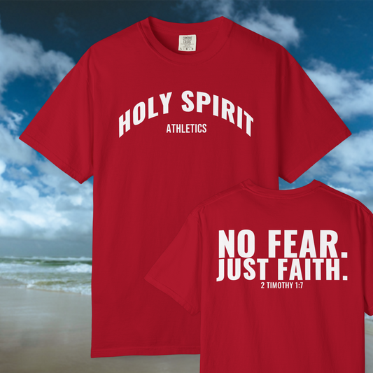 Holy Spirit Athletics Tee - Red/White