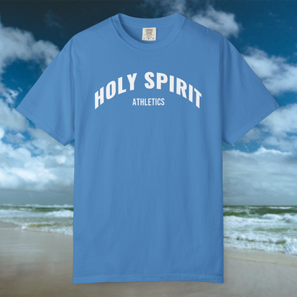 Holy Spirit Athletics Tee - Royal Blue/White