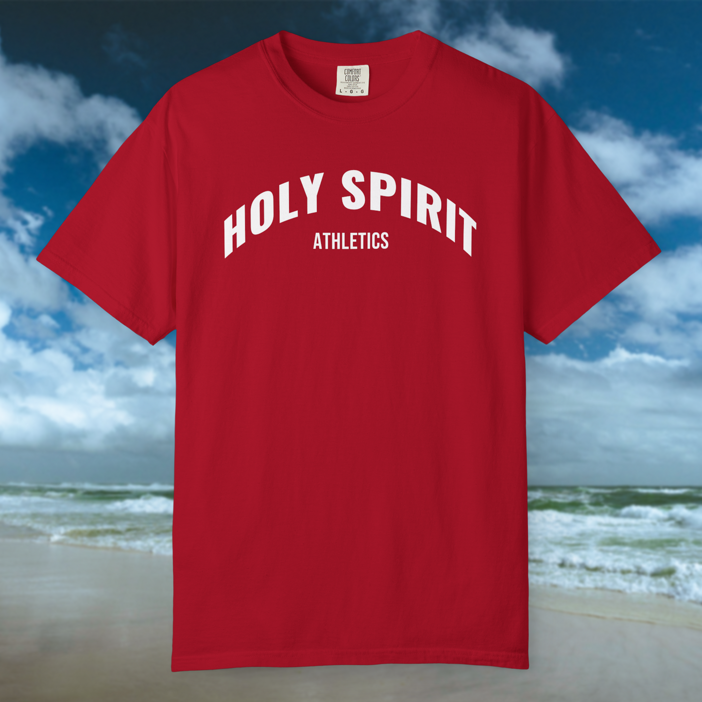 Holy Spirit Athletics Tee - Red/White