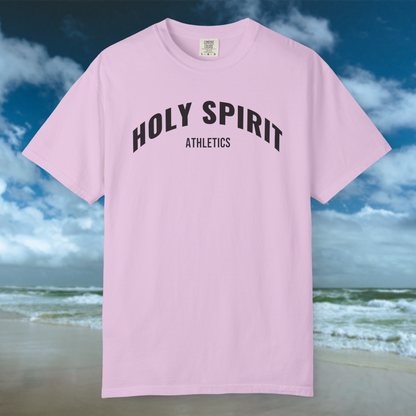Holy Spirit Athletic Tee - Mauve/Black