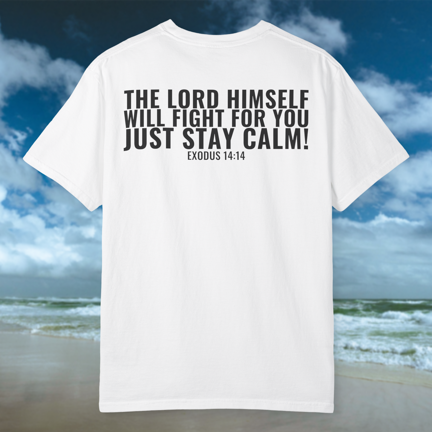 Let Go Let God Tee - White/Black