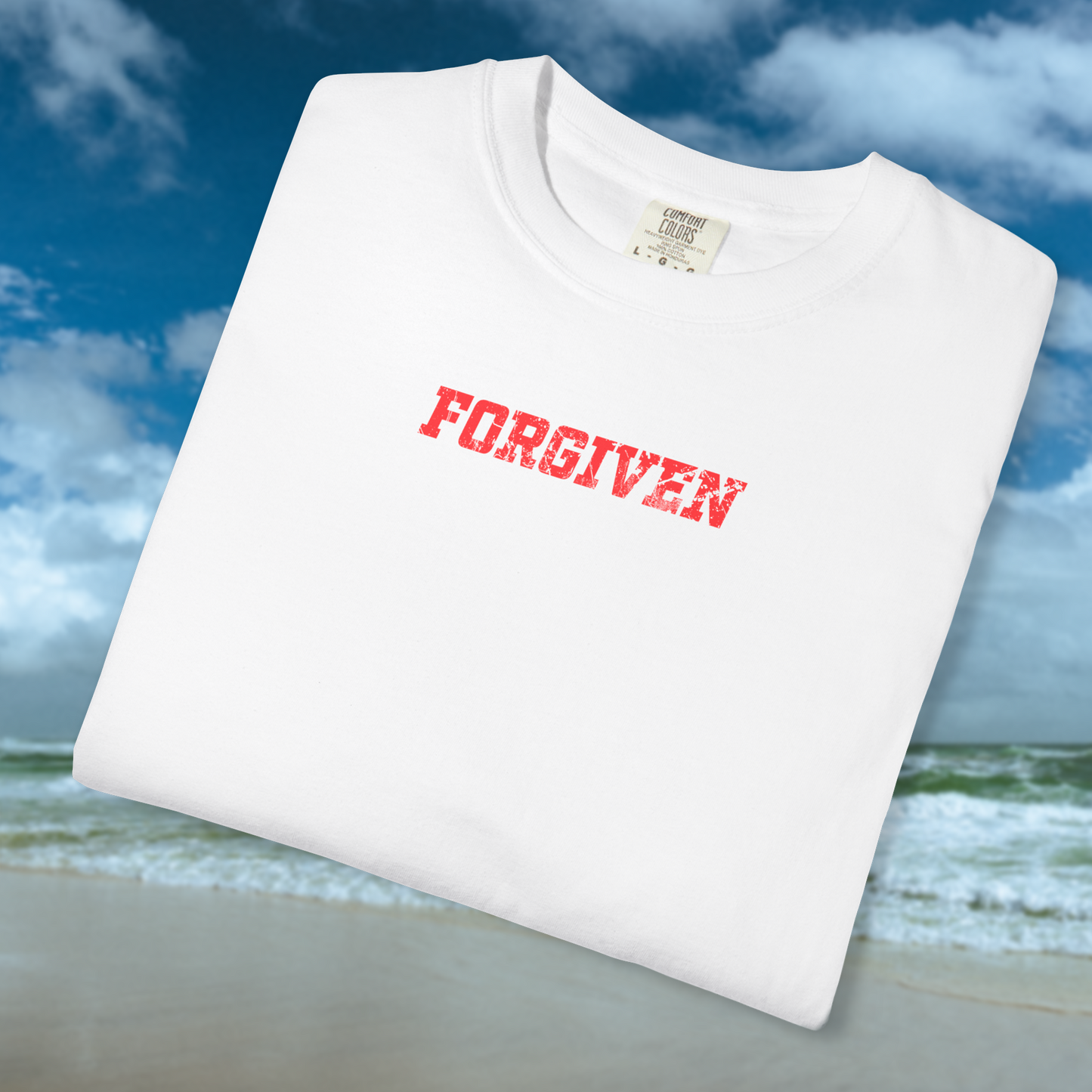 "Forgiven" Minimalist T-Shirt