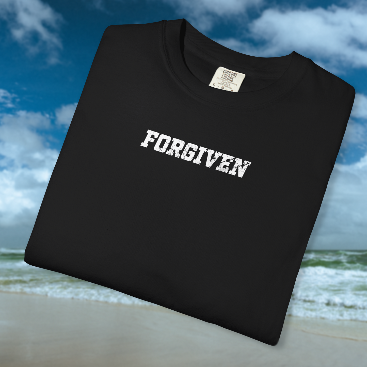 "Forgiven" Minimalist T-Shirt
