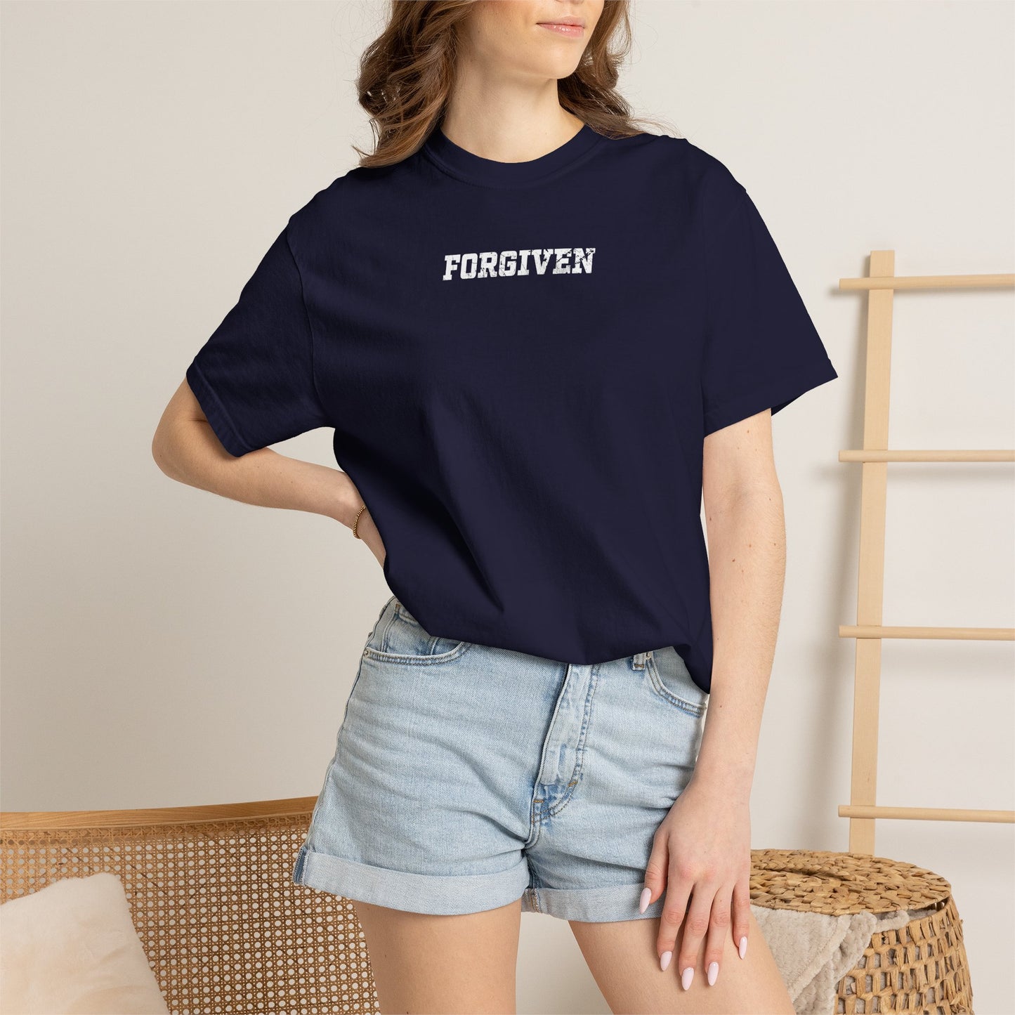 "Forgiven" Minimalist T-Shirt